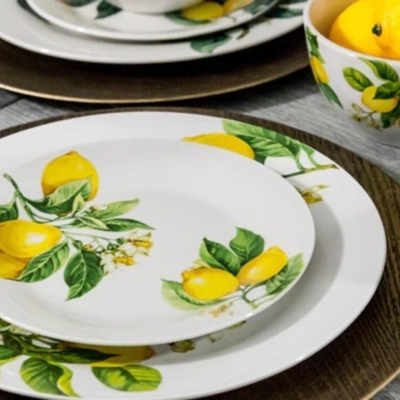 *** BUNDLE/LOT OF 2 *** Tuscan Lemon Themed Kitchen Potholders Pot Holders NWT - Picture 5 of 10